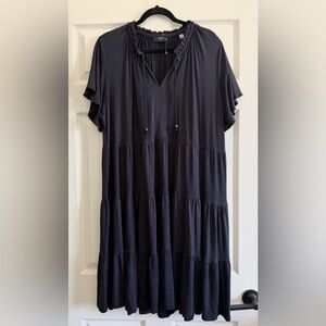 NWT Tahari Dark Blue (nightlife color) Tiered Dress